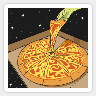 Universe Pizza Delivery Sticker